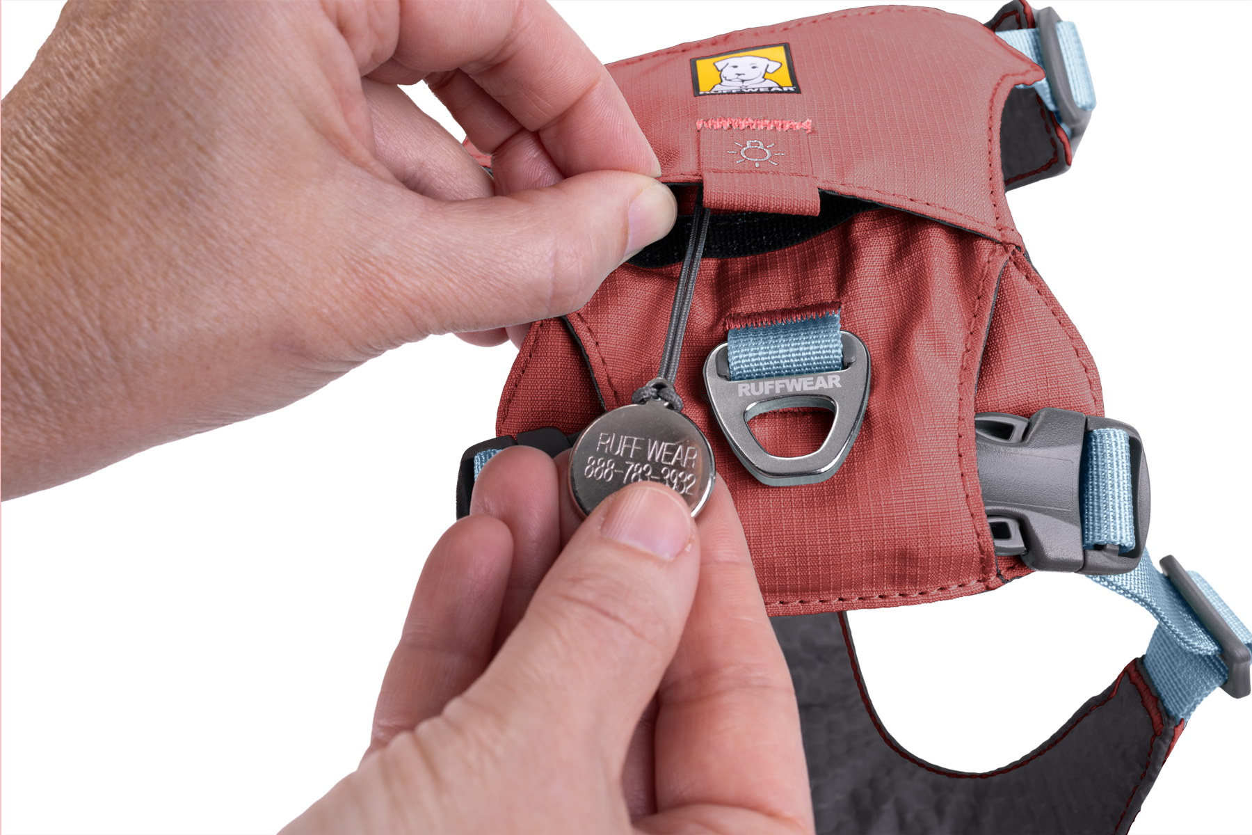 30821-Hi-And-Light-Harness-Salmon-Pink-Tag-Attachment-Small