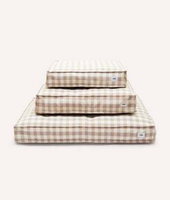 Vichy Beige Dog Bed, Cuadra