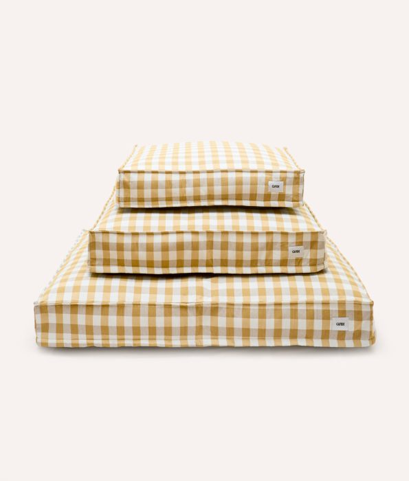 Vichy Mustard Dog Bed, Cuadra