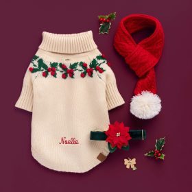 Holiday25_Scarf_Red-Cable-Knit_Embroidered