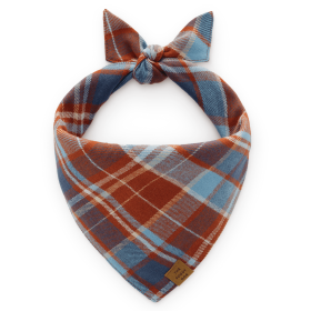 Maple Plaid Flannel Dog Bandana from The Foggy Dog