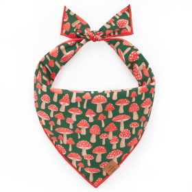 Mushroom Meadow Dog Bandana from The Foggy Dog