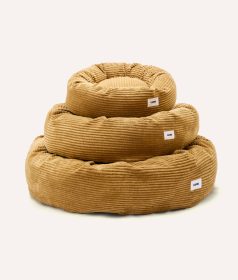 Mustard Corduroy Dog Bed, Nuba