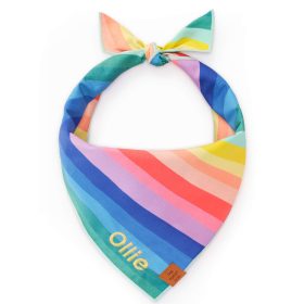 Over the Rainbow Dog Bandana from The Foggy Dog